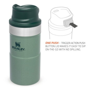 Zelený termo hrnček 250 ml – Stanley – Obrázok 10