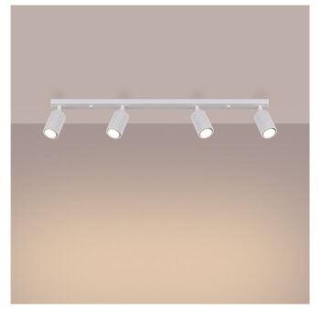 Biele stropné svietidlo 6,5x81 cm Gleam – Nice Lamps - Image 5
