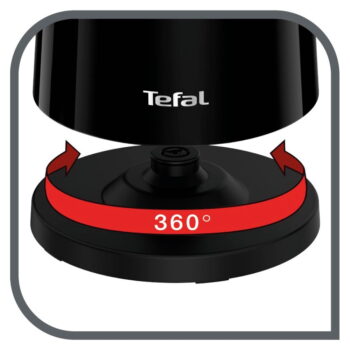 Čierna rýchlovarná kanvica 1,7 l KO851830 – Tefal – Obrázok 2