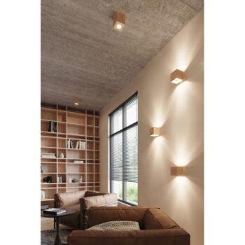 Drevené stropné svietidlo Nice Lamps Geo - Image 6
