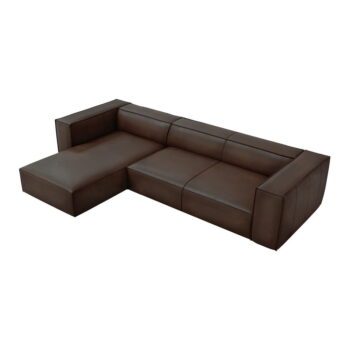 Tmavohnedá kožená rohová pohovka (ľavý roh) Madame - Windsor & Co Sofas - Image 2