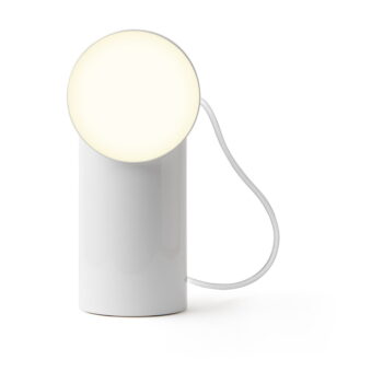 Biela LED stolná lampa (výška 14 cm) Orbe – Lexon – Obrázok 7