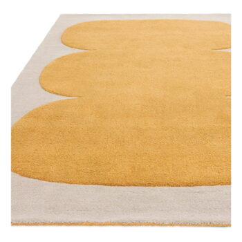 Okrovožltý ručne tkaný vlnený koberec 120x170 cm Canvas – Asiatic Carpets - Image 5