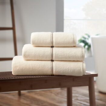 Béžový froté bavlnený uterák 50x85 cm Zero Twist – Bianca - Image 4