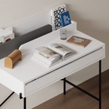 Pracovný stôl so sekretárom 60x113 cm Lila – Marckeric – Obrázok 5