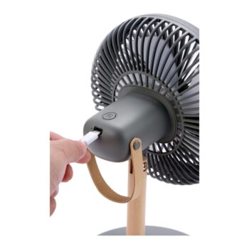 Zelená stolová lampa s ventilátorom na diaľkové ovládanie (výška 26 cm) Beyond – Gingko - Image 3