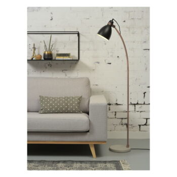 Čierno-sivá stojacia lampa s betónovým tienidlom (výška 145 cm) Denver – it's about RoMi - Image 6