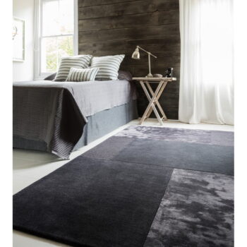 Antracitovosivý koberec Asiatic Carpets Tate Tonal Textures, 160 x 230 cm - Image 6