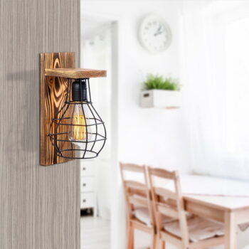 Nástenné svietidlo v prírodnej farbe Erebos – Opviq lights – Obrázok 3