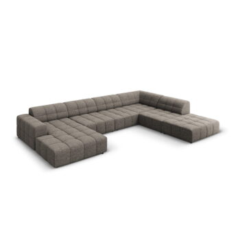 Tmavosivá rohová pohovka (pravý roh/do tvaru "U") Chicago – Cosmopolitan Design - Image 2