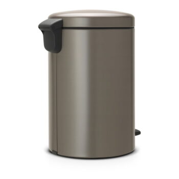 Sivý nášľapný oceľový odpadkový kôš 30 l NewIcon – Brabantia – Obrázok 5