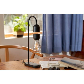 Čierna stolová lampa (výška 36,5 cm) Evaro – Gingko – Obrázok 8