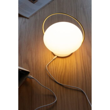 LED stolová lampa v bielo-zlatej farbe (výška 19 cm) Orbit – UMAGE - Image 2