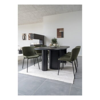 Jedálenský stôl s doskou v dekore jaseňového dreva 100x220 cm Tirano – House Nordic - Image 5