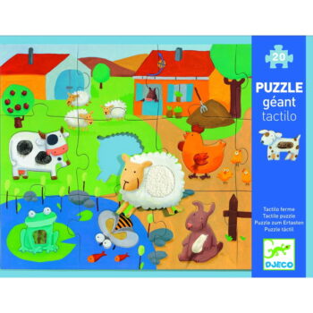 Detské hmatové puzzle Djeco Farma - Image 2
