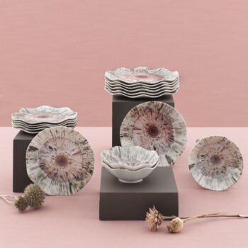 24-dielna súprava porcelánového riadu Güral Porselen Blossom - Image 9
