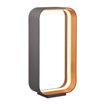 Čierna LED stolová lampa s hlasovým ovládaním/s ovládaním pomocou mobilnej aplikácie s kovovým tienidlom (výška  41 cm) Cizione – CINQUE - Image 3