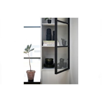 Svetlosivá vitrína z borovicového dreva 53x230 cm Basic – vtwonen - Image 10