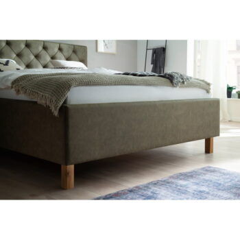 Zelená dvojlôžková posteľ Meise Möbel San Remo, 160 x 200 cm – Obrázok 4