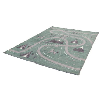 Detský ručne potlačený koberec Nattiot Little Western, 100 × 140 cm – Obrázok 2