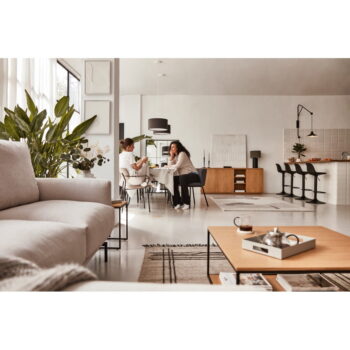 Svetlohnedá jedálenská stolička Auxtina – Kave Home - Image 5