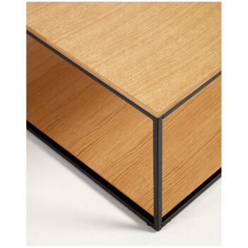 Konferenčný stolík s doskou v dubovom dekore 80x80 cm Yona - Kave Home - Image 3
