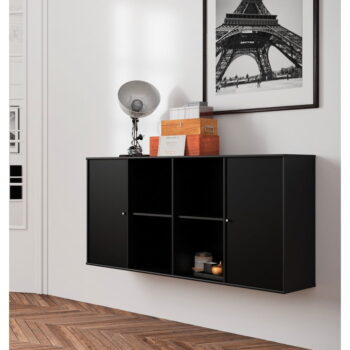 Čierna nástenná komoda Hammel Mistral Kubus, 136 x 69 cm - Image 2