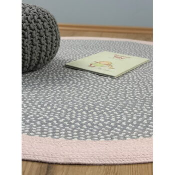 Detský ručne vyrobený koberec Nattiot Brenda Rose, ∅ 120 cm – Obrázok 3