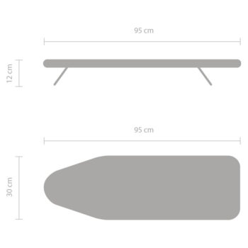 Stolová žehliaca doska Metallised S – Brabantia – Obrázok 5