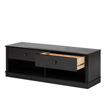 Tmavohnedý TV stolík z borovicového dreva 137x47 cm Anita – Støraa - Image 3