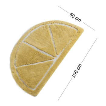 Žltá kúpeľňová predložka 100x60 cm Limon – Foutastic - Image 9
