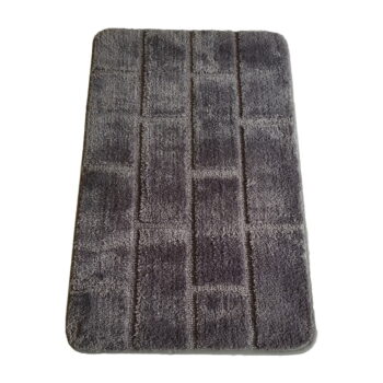 Antracitovosivá kúpeľňová predložka 50x80 cm – JAHU collections