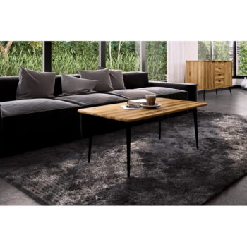 Konferenčný stolík z dubového dreva v prírodnej farbe 90x90 cm Kula - The Beds - Image 4