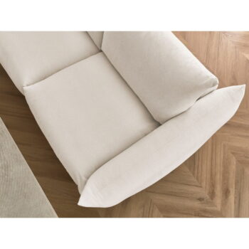 Krémová rozkladacia pohovka 214 cm Ernest – Bobochic Paris – Obrázok 2