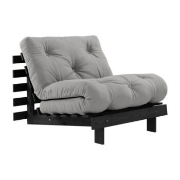Sivé kreslo Roots Black Night – Karup Design - Image 2