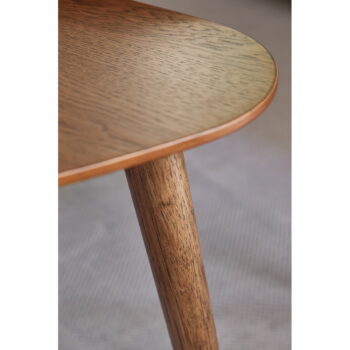 Hnedé konferenčné stolíky v súprave 2 ks v dekore duba 70x100 cm Adda – Unique Furniture - Image 4