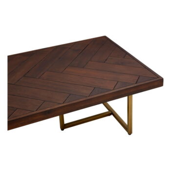 Hnedý okrúhly konferenčný stolík 60x120 cm Brando – Premier Housewares - Image 3