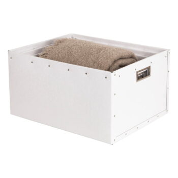 Biele kartónové úložné boxy v súprave 3 ks Ture – Bigso Box of Sweden - Image 3