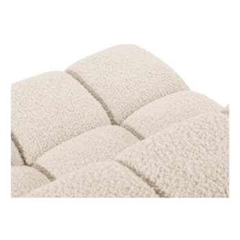 Béžový modul pohovky z textílie bouclé (stredový diel) Bellis – Micadoni Home - Image 5