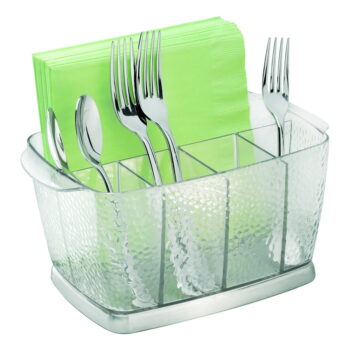 Priehľadný box na príbory iDesign Rain, 15 x 23 cm – Obrázok 2