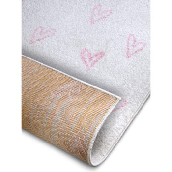Ružovo-biely detský koberec 160x235 cm Hearts – Hanse Home - Image 5