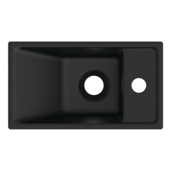 Matne čierne keramické umývadlo 37x21 cm i.Life S – Ideal Standard – Obrázok 3
