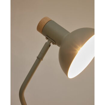 Stolová lampa v mentolovej farbe s kovovým tienidlom (výška 37 cm) Katia – Kave Home - Image 5