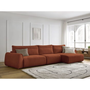 Oranžová rohová pohovka Aden – Bobochic Paris - Image 11