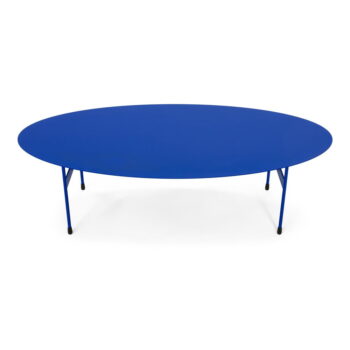 Modrý kovový konferenčný stolík 39x120 cm Mira – Spinder Design – Obrázok 6