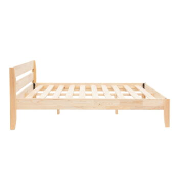 Jednolôžková posteľ zo smrekového dreva s roštom v prírodnej farbe 90x200 cm Venus – Kalune Design - Image 7