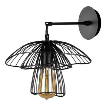 Čierne nástenné svietidlo Squid Lighting Root, výška 36 cm - Image 3
