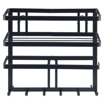 Čierny nástenný kuchynský organizér Wenko Gala – Obrázok 4