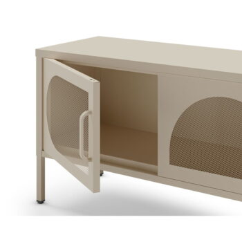 Krémový TV stolík 180x50 cm Tayra – Marckeric - Image 5