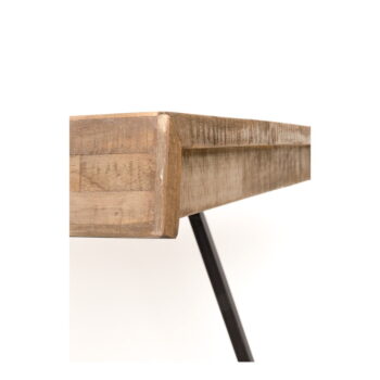 Jedálenský stôl z teakového dreva 90x200 cm Suri – White Label - Image 6